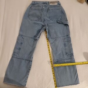 The Ragged Priest Light Blue Wide Leg Jeans